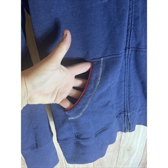 Campus Drive Arizona Wildcats Zip Hoodie Sweatshirt Women Large Blue Embroidered - Picture 4 of 7